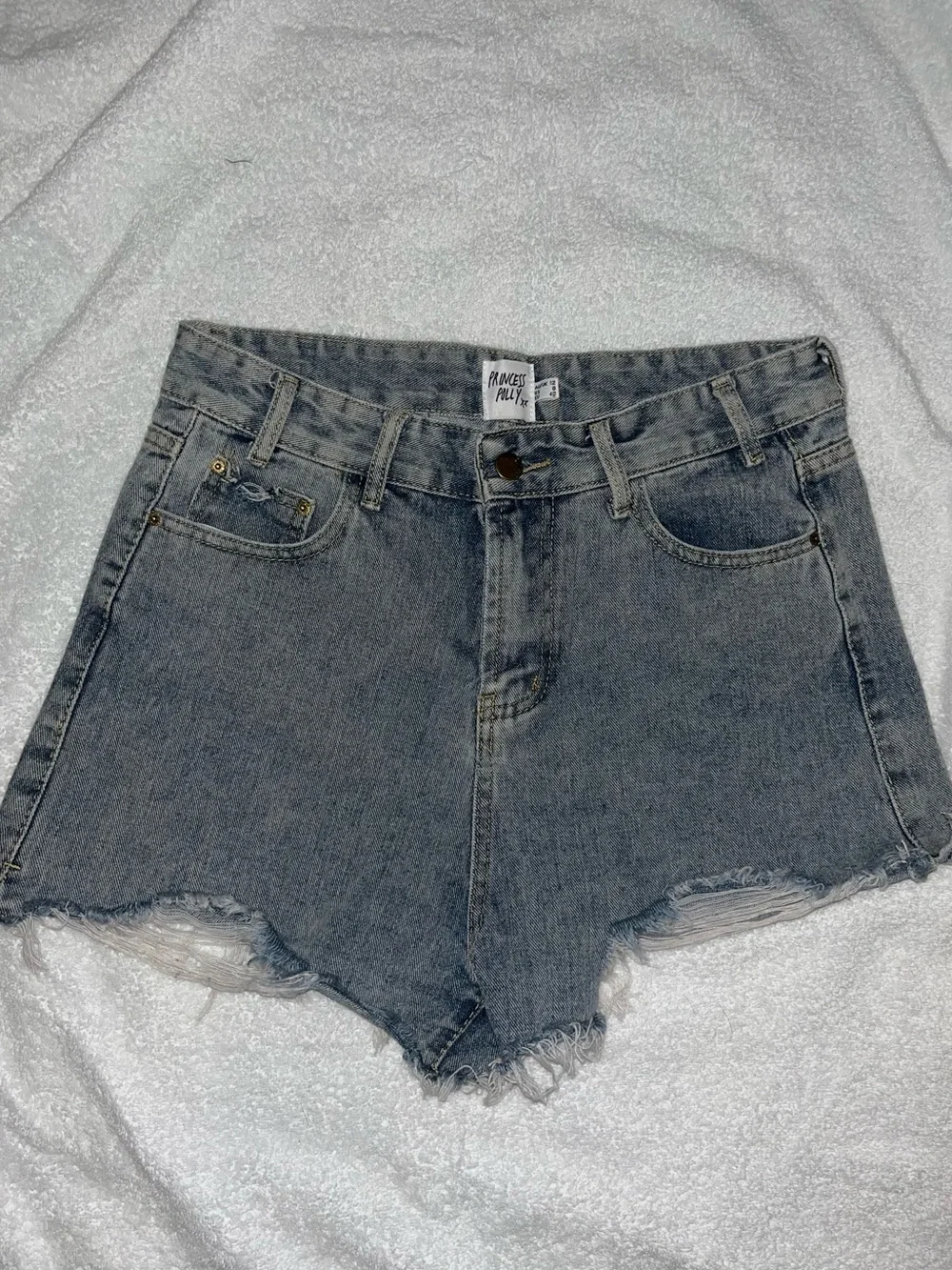 Princess Polly Ariana Denim Shorts